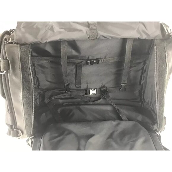 Harley Davidson Unisex Adult Black Pockets Adjustable Double Strap Duffle Bag - Picture 9 of 11